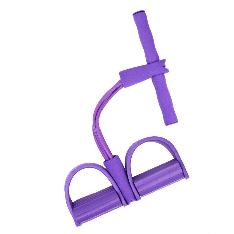 21 Fitness Resistance Bands-4 Tube Pedal Ankle Puller-45% OFF Exercise Foot Pull