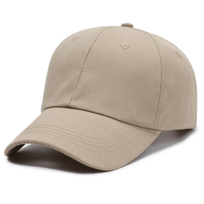 Sun Hat Men Outdoor Sunshade Trucker Hats Baseball Caps Peaked Cap Solid Trendy