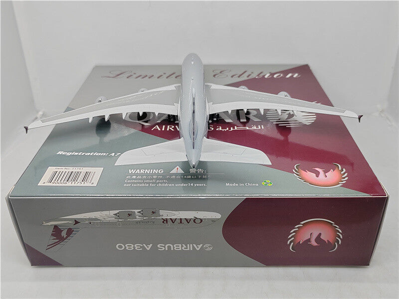 Phoenix Qatar Airways For Airbus A380 A7-APG Limited Edition 1/400 plane Model