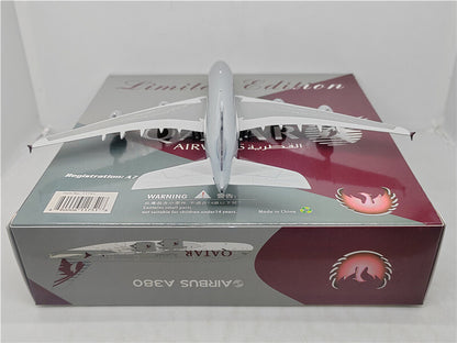 Phoenix Qatar Airways For Airbus A380 A7-APG Limited Edition 1/400 plane Model