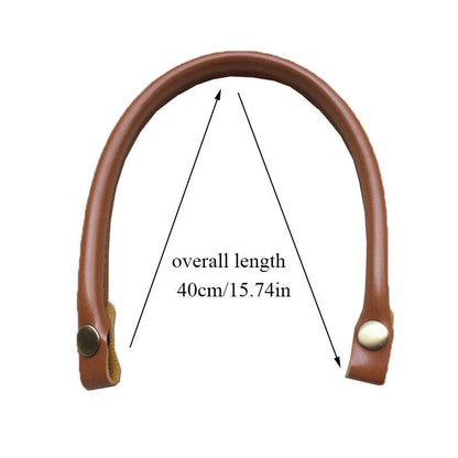 Women Bag Shoulder Handbag PU Leather Handles Strap Belt Bag Accessories 40cm
