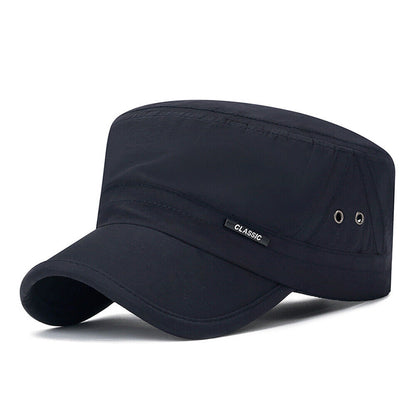 Buckle Back Cap Snapback Caps Flat Hats Army Cap Sun Visor Cap All-match