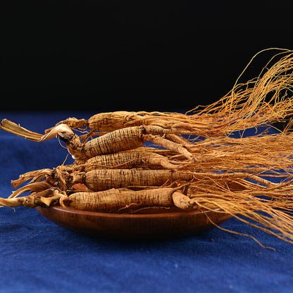 Dry transplanted wild ginseng root 10-15 years old relatively intact Chinese herbs-