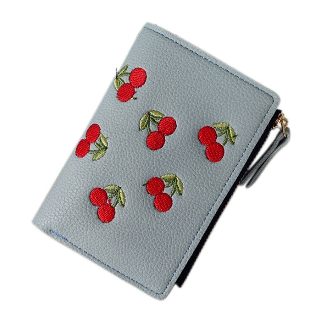 Women Wallet Coin Girl Purse Card Clmps Lady Holder Mini Cash Handbag PU Leather