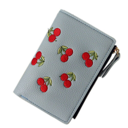 Women Wallet Coin Girl Purse Card Clmps Lady Holder Mini Cash Handbag PU Leather