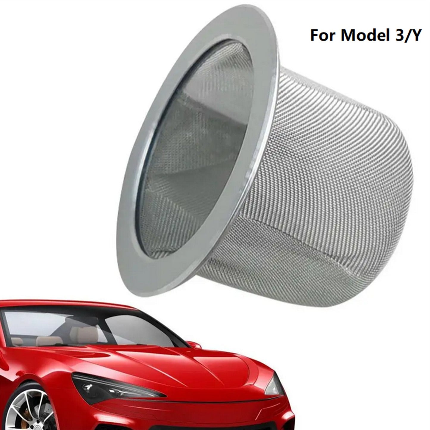 1*Car Wiper Water Inlet Filter Wiper filter screenAuto for Tesla Model 3 Y