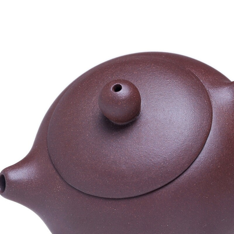 6.8oz Yixing Zisha Tea Pot Purple Clay Xishi Pot Marked On Sales Master Tea Pots