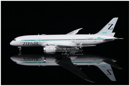 1:400 JC Wings ZIPAIR BOEING 787-8 Passenger Airplane Flap Down Diecast Model