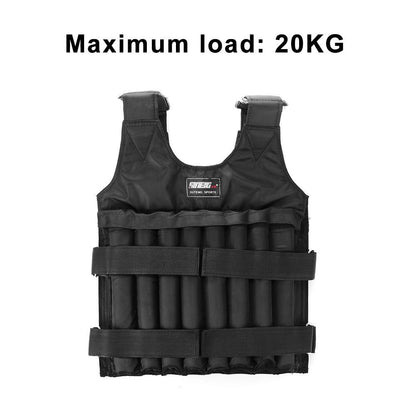 Loading Weight Vest Weight Training Workout Fitness Equipment Adjustable Coat