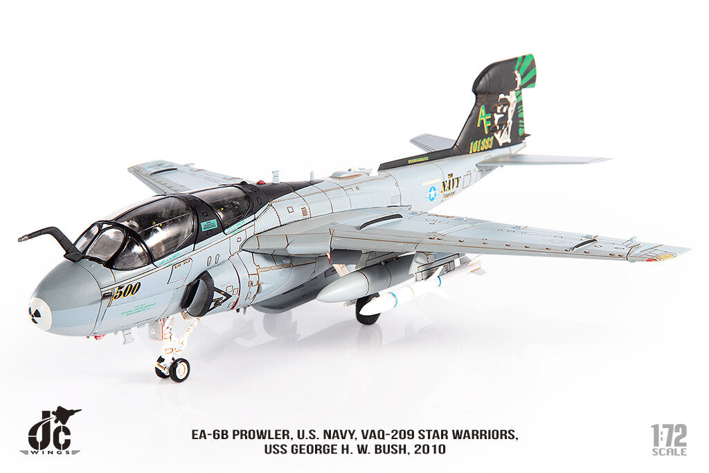1:72 JC Wing EA-6B PROWLER.U.S.NAVY,VAQ-209 2010 Fighter Diecast Aircraft Model