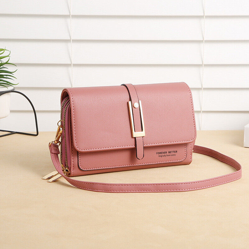 Crossbody Bags for Women Girl PU Leather Purses Handbags Letter Print Bag