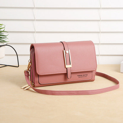 Crossbody Bags for Women Girl PU Leather Purses Handbags Letter Print Bag