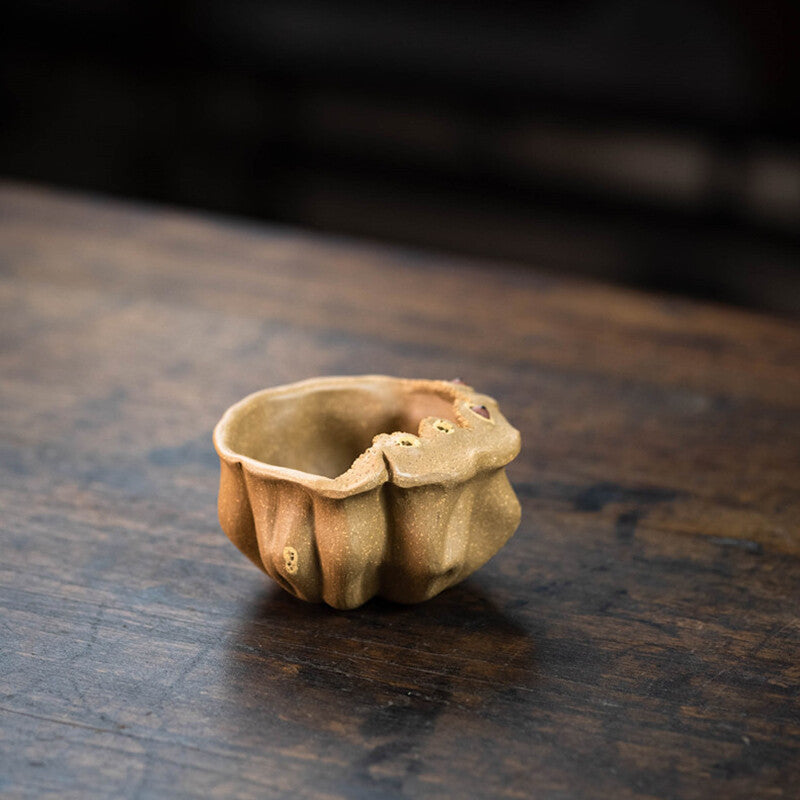 Master Tea Cup Traditional Handmade Craft Real Yixing Zisha Kungfu Teacup 110ml