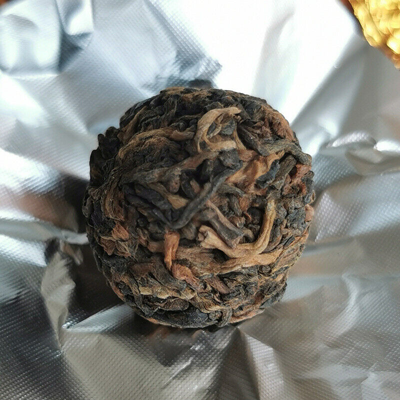 500g Dragon Pearl Puerh Loose Tea Golden Bud Dragon Pearl Ancient Tree Ripe Tea