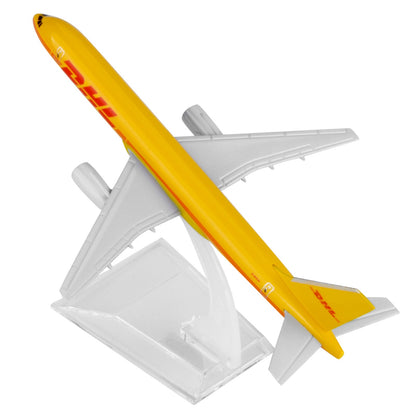 Airplane Model Diecast Plane 16cm DHL B757 1:400 Alloy Airplane Model Collection