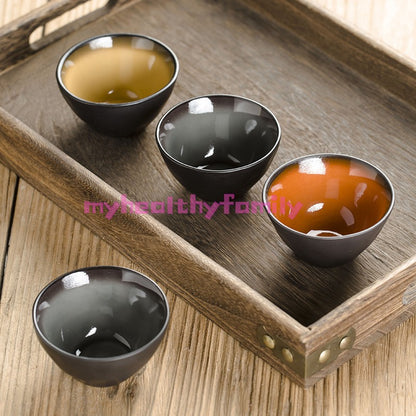 75ML Ceramic Kung Fu Tea Set Without Handle Cup Chinese Aviation Tea Cup Tea Set