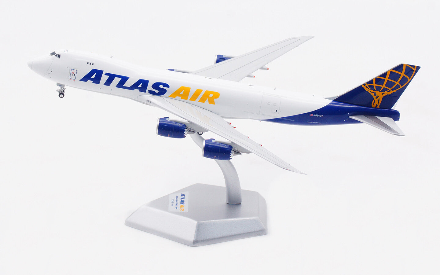 1:400 HX Models ATLAS AIR BOEING 747-8 Plane Airplane Diecast Aircraft Model