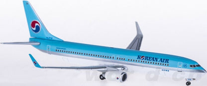 1:400 Hogan KOREAN AIR BOEING 737-900 Passenger Airplane Diecast Aircraft Model