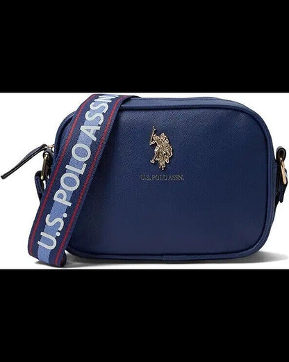 U.S. Polo Assn. Printed DHM Crossbody bag Navy blue New Sports Ideal Gift