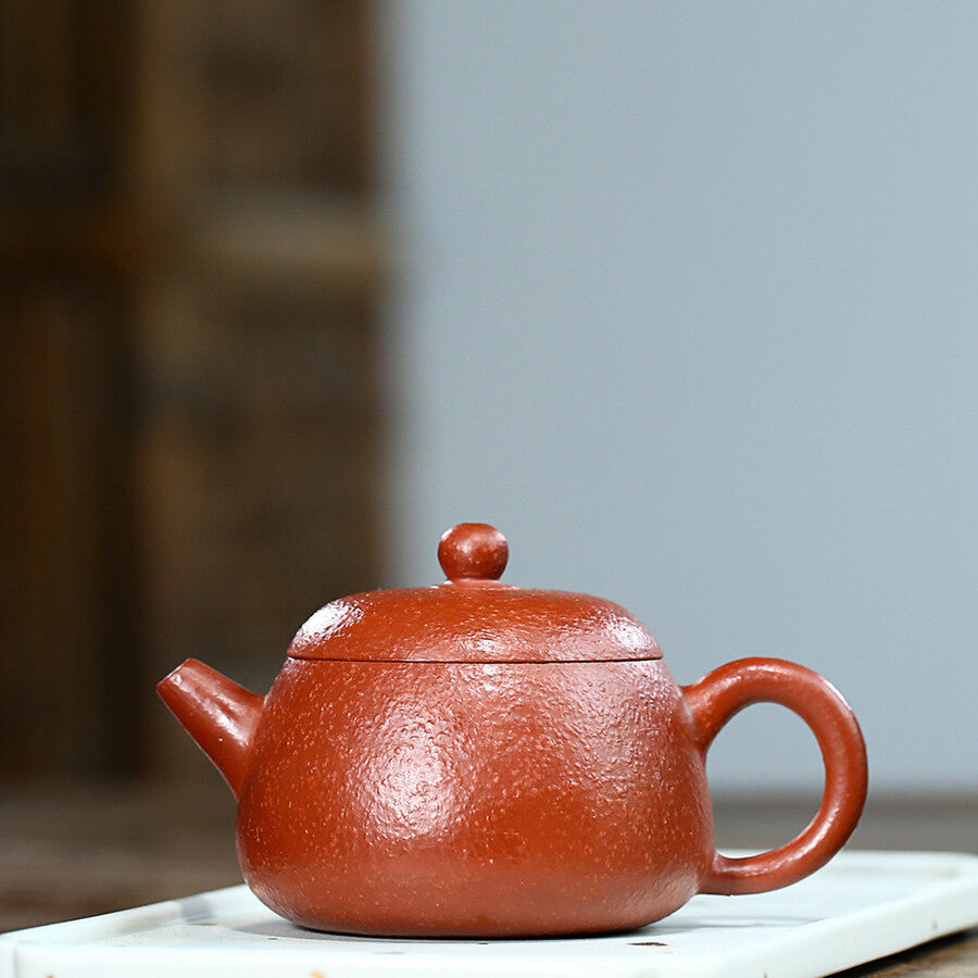 China Yixing Zisha Pottery Handmade Tea Pot Zhu Clay 9 Infuser Holes Teapot