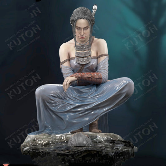1/24 resin figure model kit Fantasy Female Warrior Unassembled unpainted