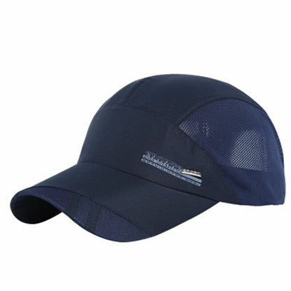 Summer Outdoor Sport Cap Quick Dry Breathable Hiking Fishing Running Sun Hat