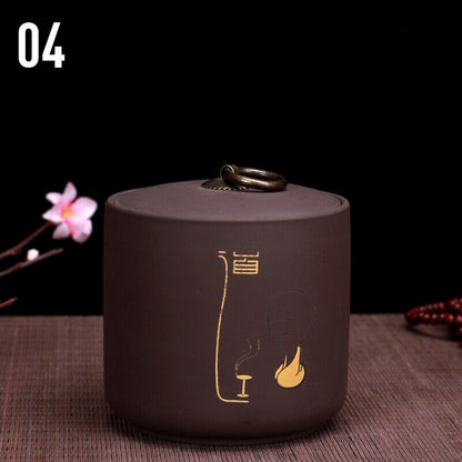 Ceramic Storage Tank Porcelain Moisture-Proof Tea Cans Food Storage Container