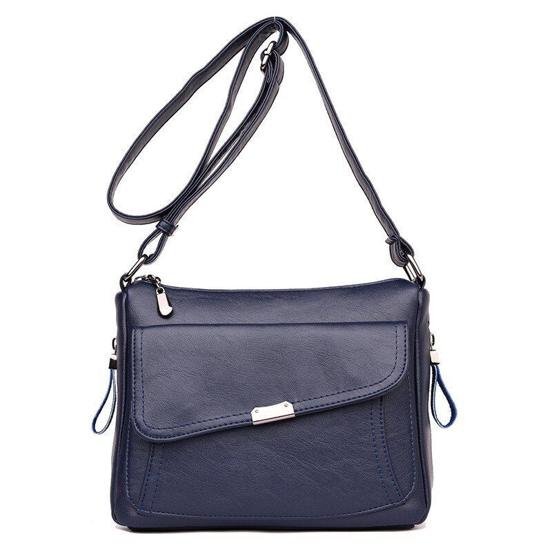 Genuine Leather Luxury Purse Handbag Crossbody Shoulder Bags Polyester Red/Blue