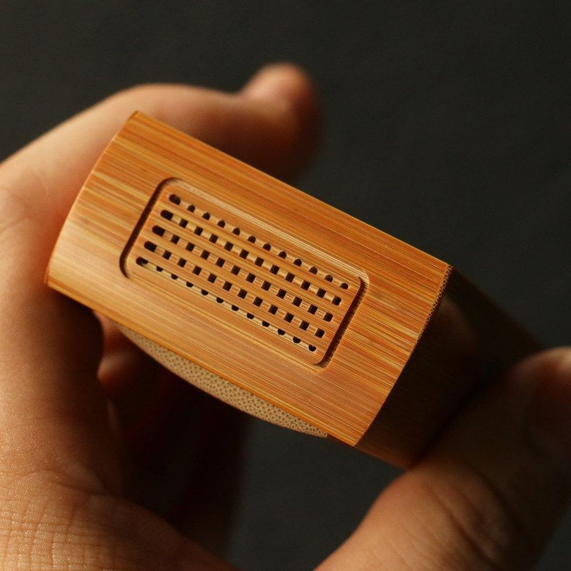 Handmade Aged Bamboo Cricket Cage Box Mortise Tenon Singing Insect Keeper