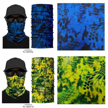 Mask Bandana Hunting Facemask Headband Camo Neck Gaiter Buff Scarf Tube Outdoors