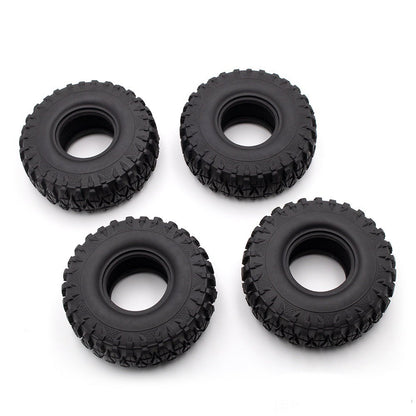 4Pack 1/10 RC Car 1.9" Rubber Wheel Tyres Tires Cover For 1.9in RC Wheel Rim E