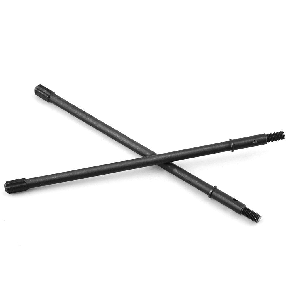 2Pcs Black Steel Rear Alex CVD Drive Shaft Replacement For Traxxas 1/7 RC Car;