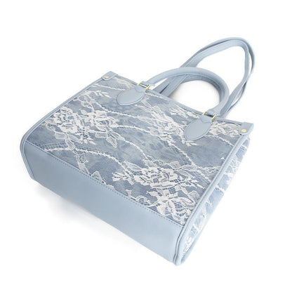 Lace Tote Bag Summer Fashion Large Shoulder Purse 30*24.5*12CM Synthetic Leather