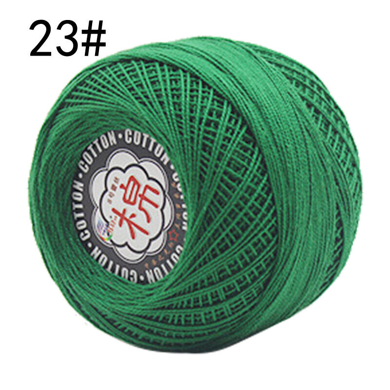 Hot Sale 50g Soft Cotton Thread Yarn Knitting Crochet Lace Embroidery Yarn