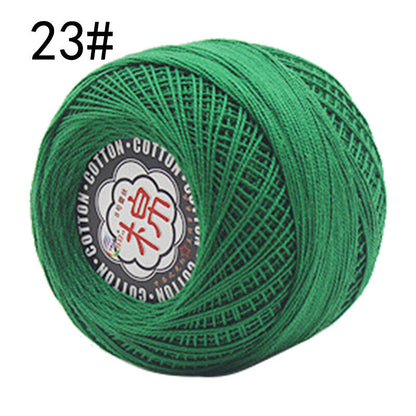 Hot Sale 50g Soft Cotton Thread Yarn Knitting Crochet Lace Embroidery Yarn