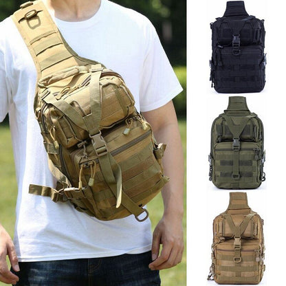 Tactical Shoulder Bag Men Trekking Backpack Nylon Hunting Camping Army Bag