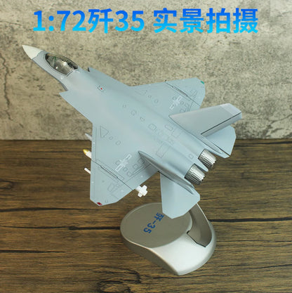 1:72 CHINA J-35 Fighter Jet Airplane Diecast Military Aircraft Aeroplane Model