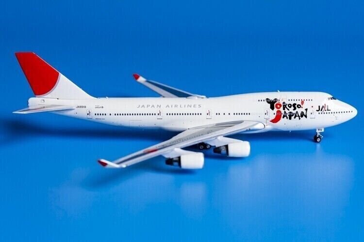 1:400 Phoenix JAPAN AIRLINES BOEING 747-400 Passenger Airplane Diecast Model