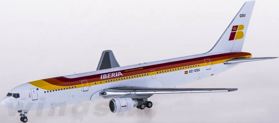 1:400 JC Wings IBERIA BOEING 767-300ER Passenger Airplane Diecast Aircraft Model
