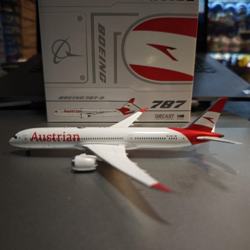 1:400 JC Wings Austrian Airlines Boeing 787-9 Airplane Diecast Aircraft Model