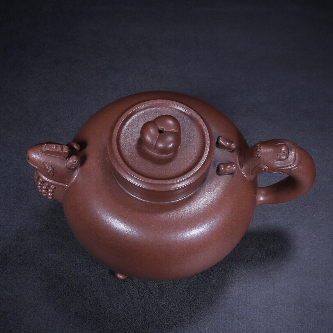 Chinese Yixing Zisha Clay Handmade Exquisite Teapot（天鸡 底款：陈鸣远）