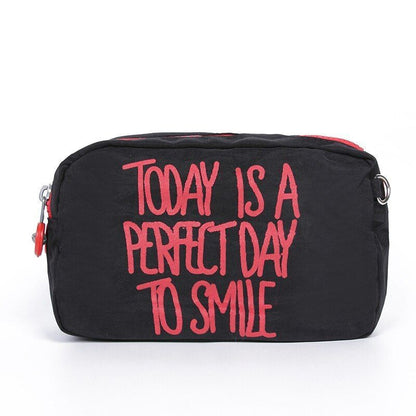 Women Pouch Packing Organizers Makeup Bag Waterproof Nylon Travel Cosmetic Case