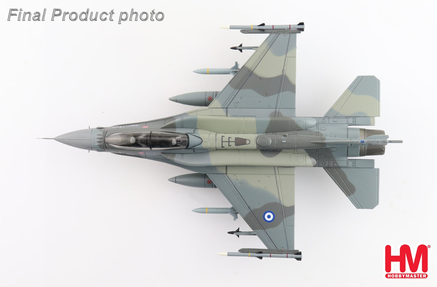 1:72 HM F-16D Fighting Falcon 618, Hellenic Air Force Fighter Diecast Model