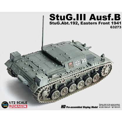 1/72 German 3rd Assault Gun B-Type Tank Model 192nd Assault Gun Battalion 1941