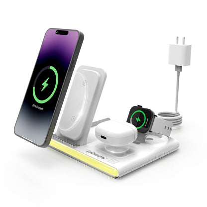 Jabees PowerGlow 4-in-1 Wireless Charging Station - Foldable