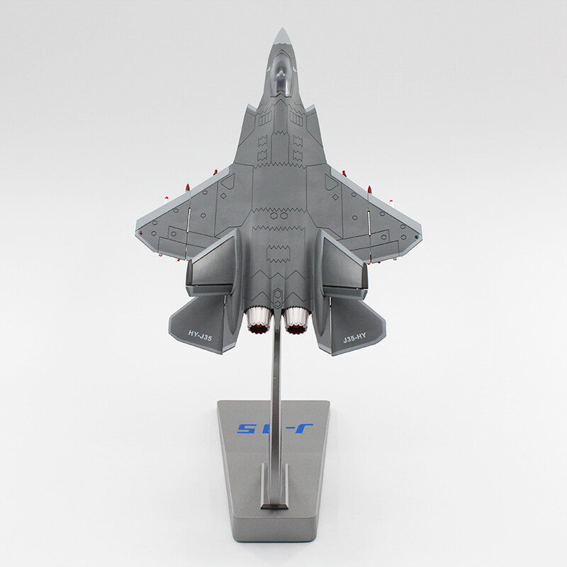1:48 36CM CHINA J-35 Fighter Jet Airplane Diecast Military Aircraft Plane Model