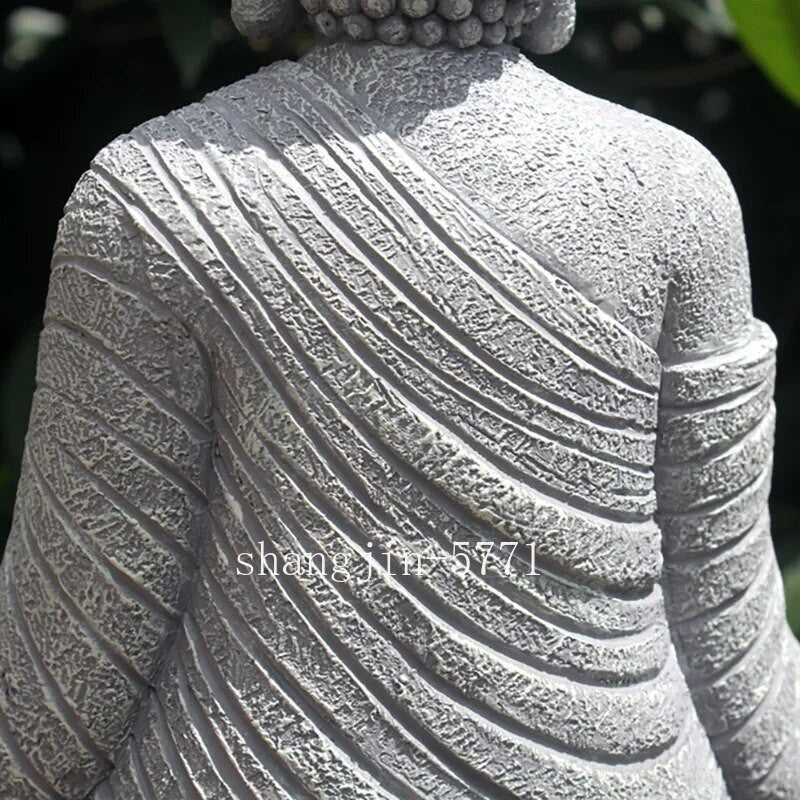 Vintage Garden Buddha Statue Indoor Outdoor Garden Zen Buddhism Figurine