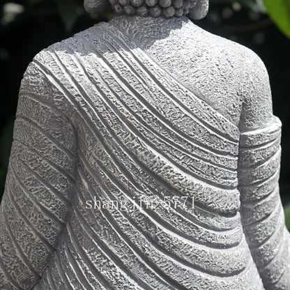 Vintage Garden Buddha Statue Indoor Outdoor Garden Zen Buddhism Figurine