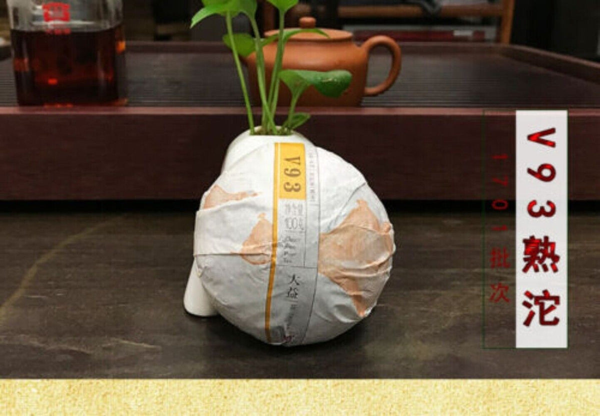 Menghai Dayi V93 Ripe Pu-erh Tea 500g Yunnan Chinese Puer Tuocha