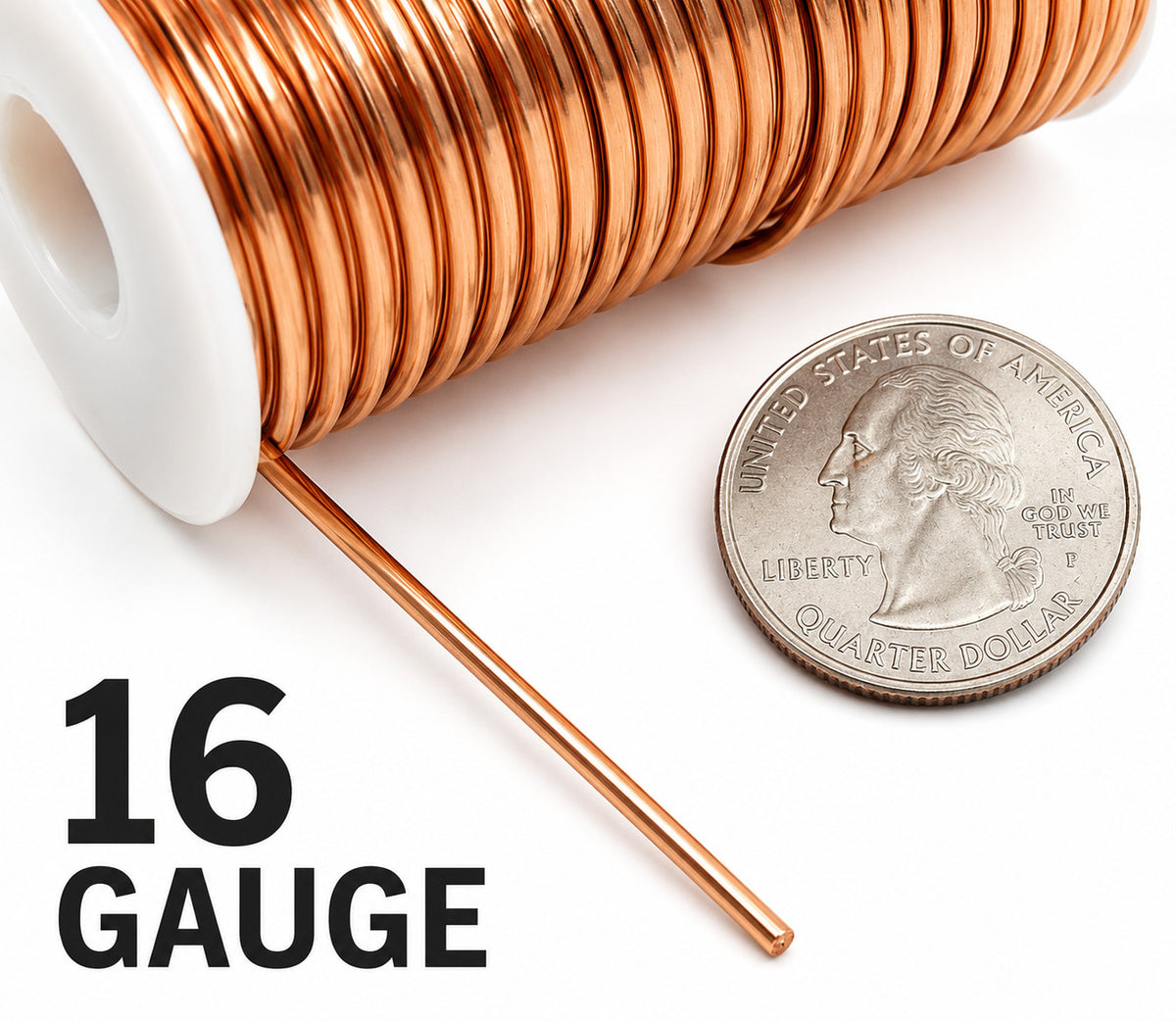 Soft Copper Wire, 22 Gauge, 126 Feet, 1 Pound Spool